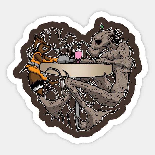 Guardians Heart Sticker by yayzus